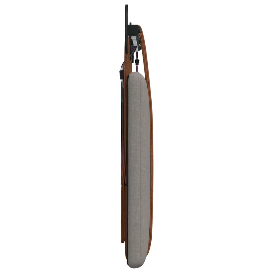 Tête de lit suspendue Avec lumière LED Taupe PU antique - 7