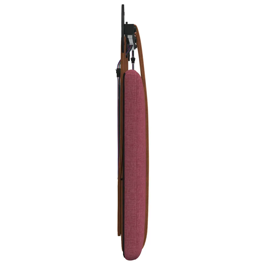 Tête de lit suspendue Avec lumière LED Bordeaux PU antique - 7