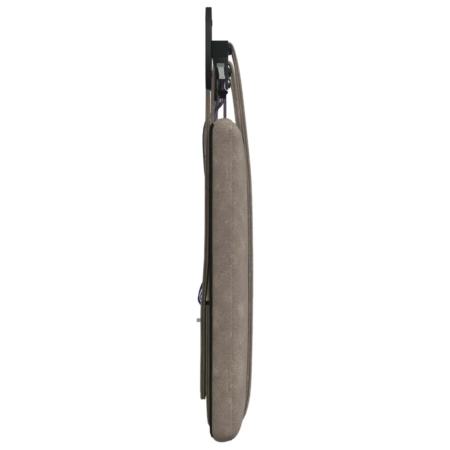 Tête de lit suspendue Avec lumière LED Gris PU antique - 7