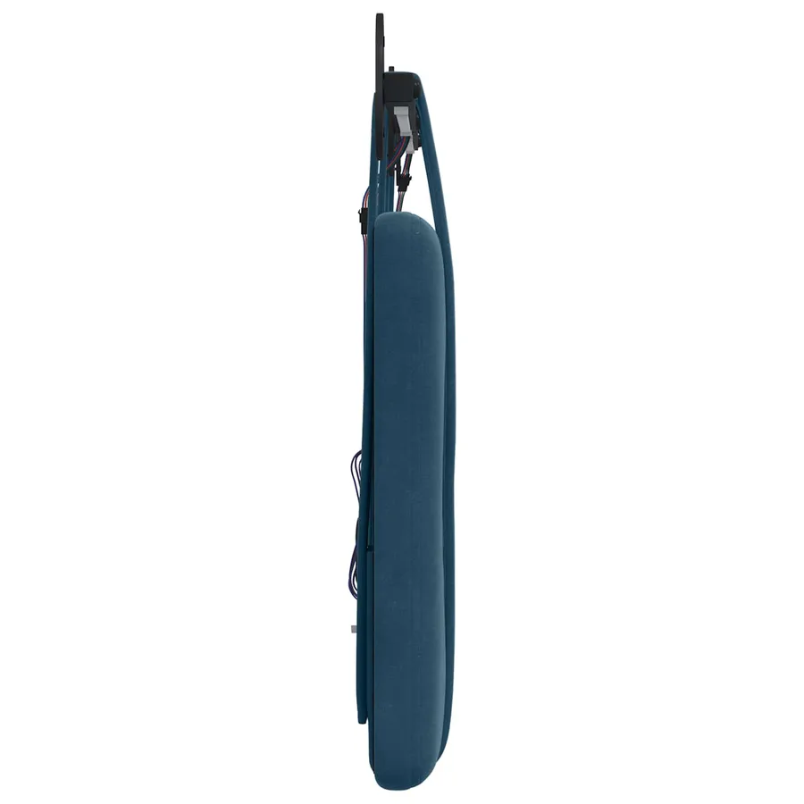 Tête de lit suspendue Avec lumière LED Bleu Velours - 7
