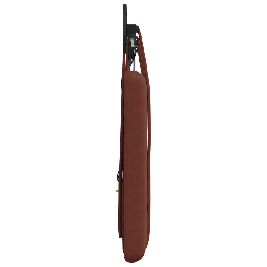 Tête de lit suspendue Avec lumière LED Brun Brillant PU antique - 7