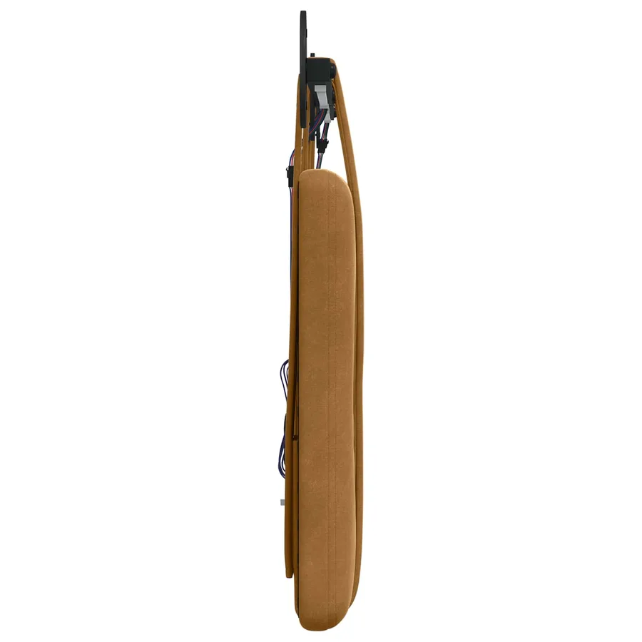 Tête de lit suspendue Avec lumière LED Marron Velours - 7
