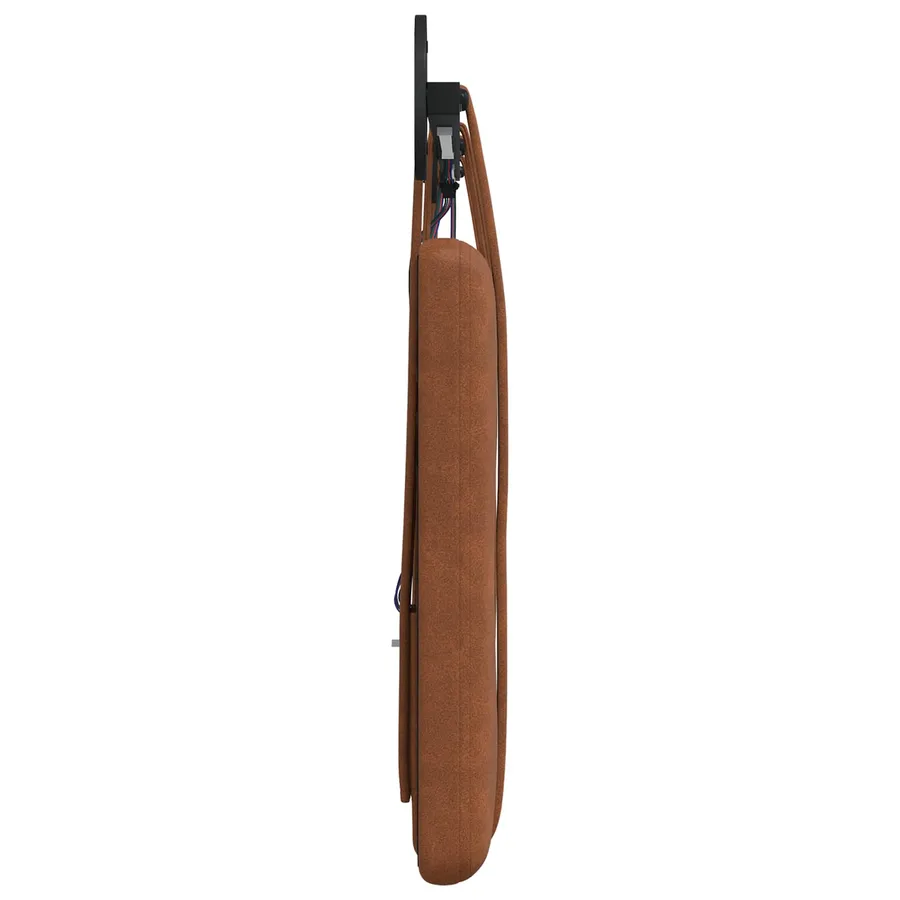 Tête de lit suspendue Avec lumière LED Marron PU antique - 7