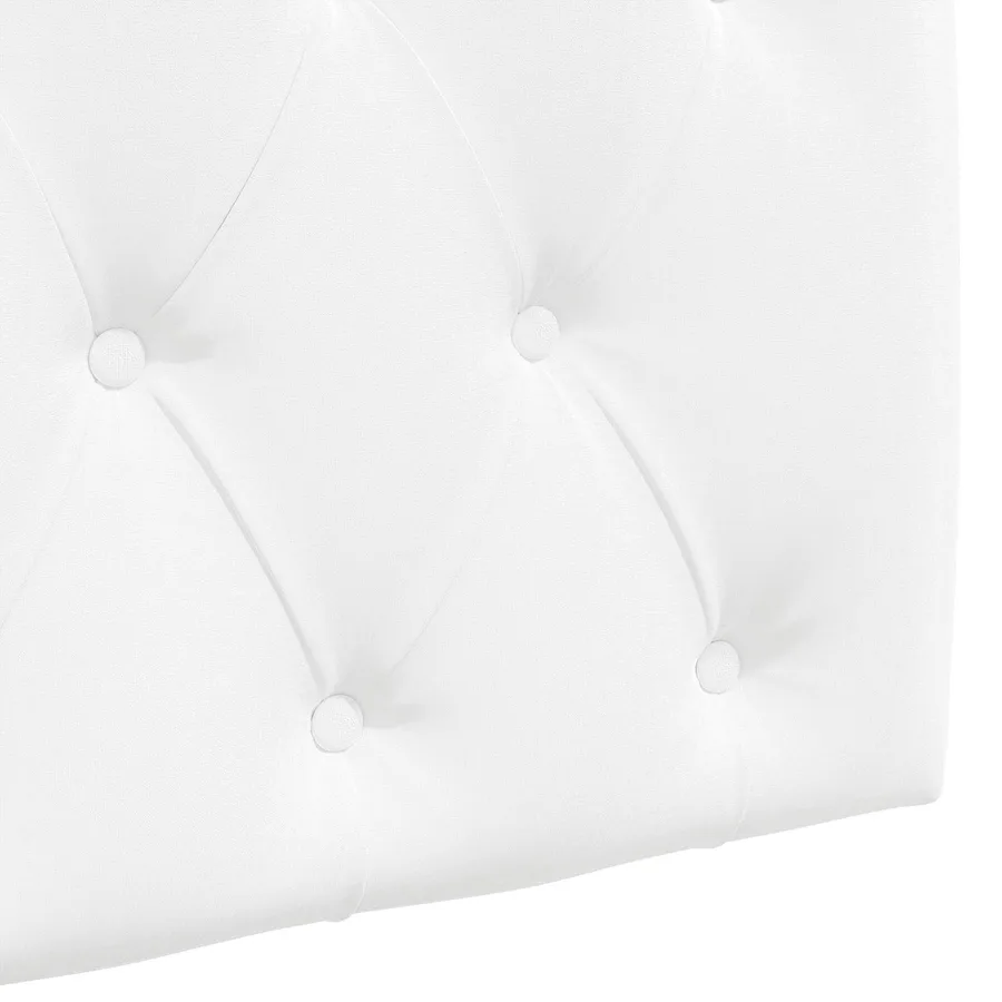 Tête de lit suspendue Avec lumière LED Blanc Tissu - 9