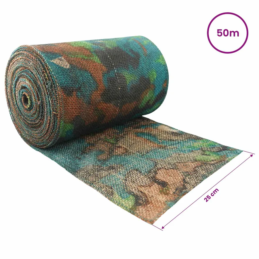 Rouleau de jute Camouflage 25 x 5000 cm - 6