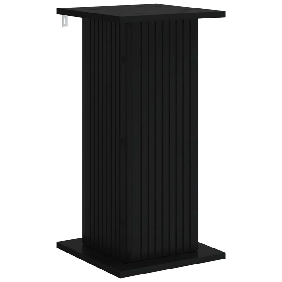 Support de Plante Noir 30,5 x 30 x 60,5 cm Bois d'ingénierie - 2