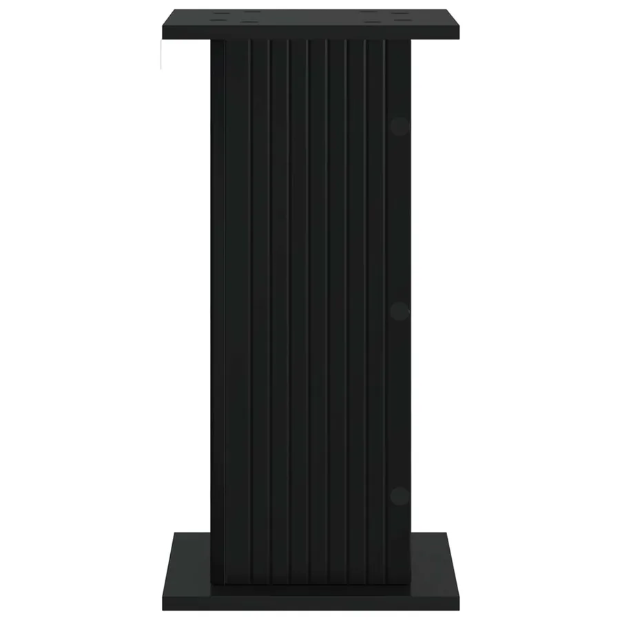 Support de Plante Noir 30,5 x 30 x 60,5 cm Bois d'ingénierie - 6