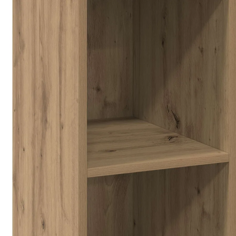 Haut Armoire Chêne artisanal 30 x 41 x 124 cm Bois d'ingénierie - 5