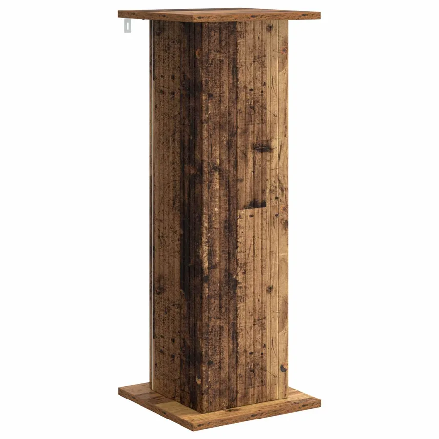 Support de Plante 2 pcs Bois ancien 30,5 x 30 x 80,5 cm - 5