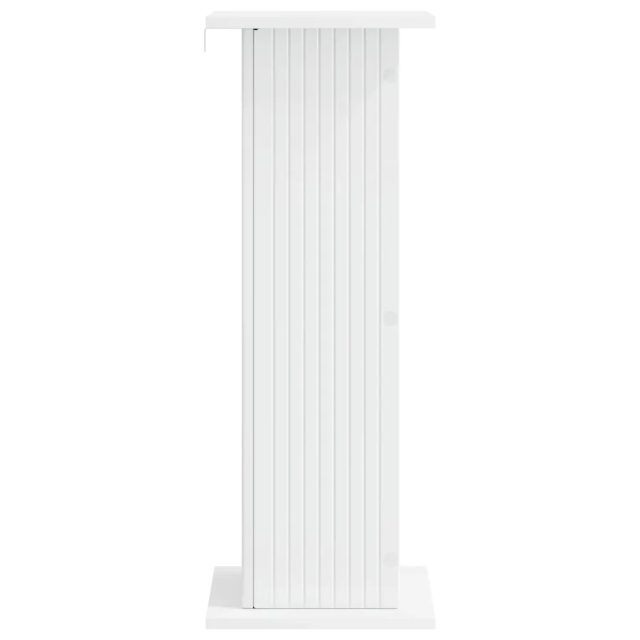Support de Plante 2 pcs Blanc 30,5 x 30 x 80,5 cm - 7