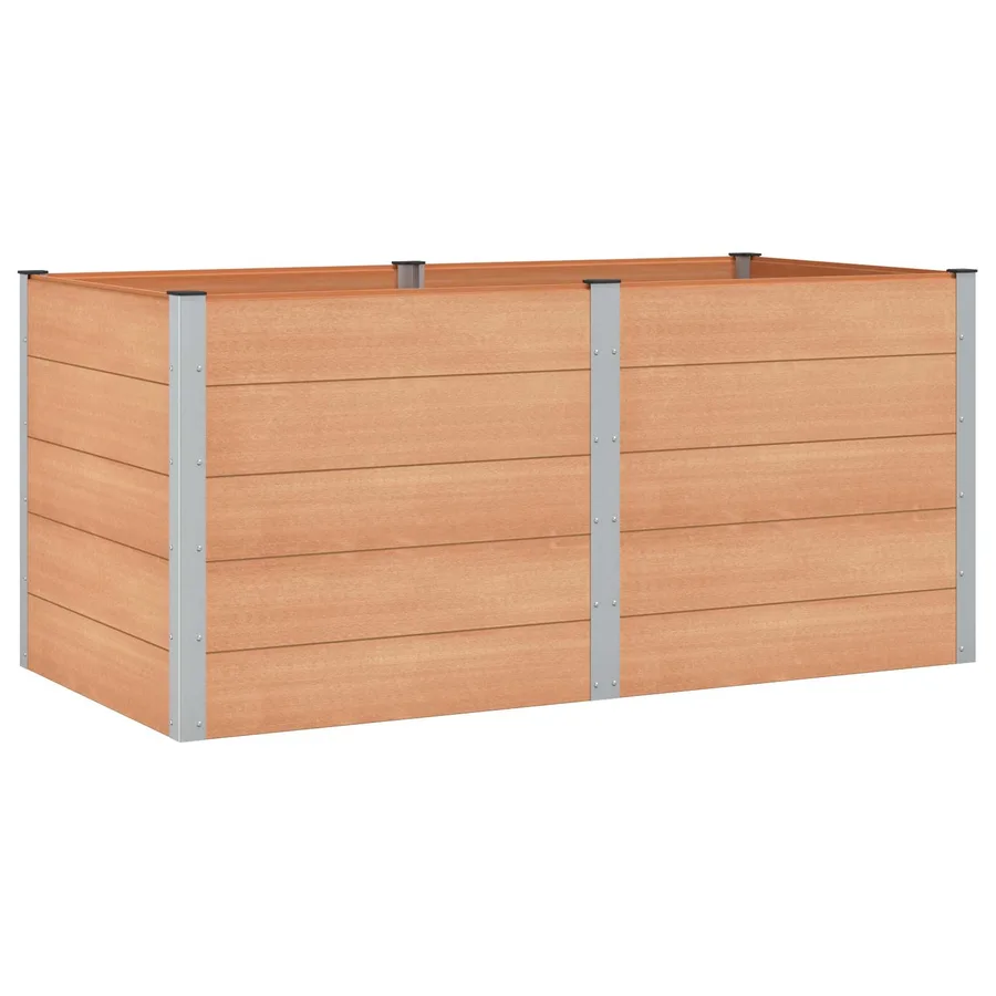 Jardinière surélevée Marron 200 x 100 x 91 cm - 2