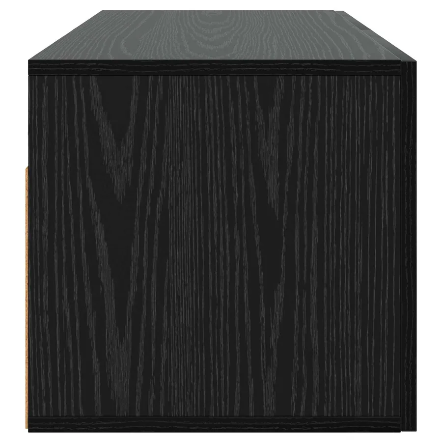 Meuble mural Chêne noir 100 x 36,5 x 35 cm Bois d'ingénierie - 3