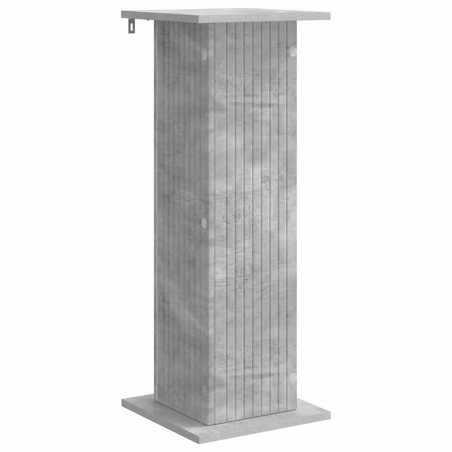 Support de Plante Gris béton 30,5 x 30 x 80,5 cm - 2