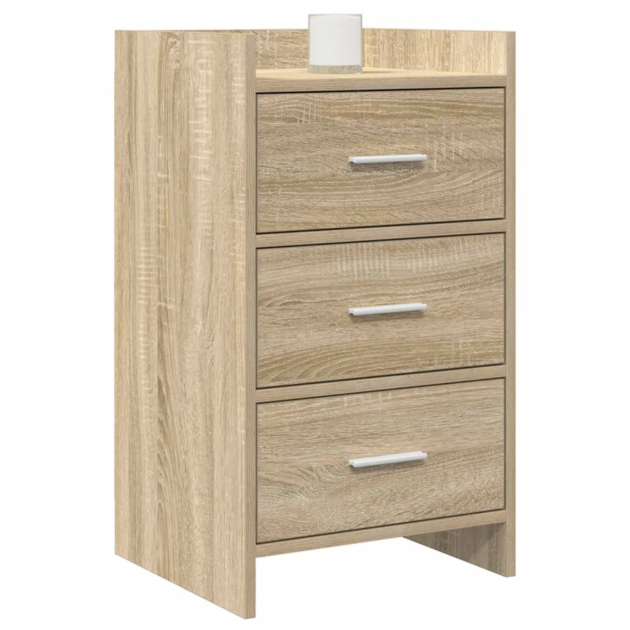 Tables de chevet Chêne Sonoma 40 x 36 x 70 cm Bois d'ingénierie - 2