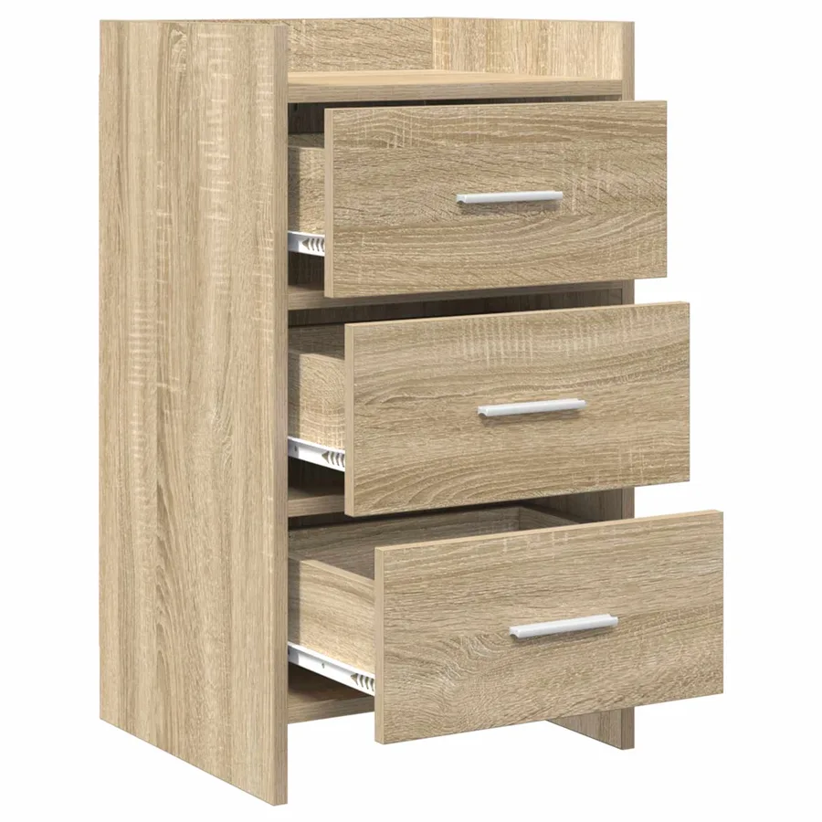 Tables de chevet Chêne Sonoma 40 x 36 x 70 cm Bois d'ingénierie - 3