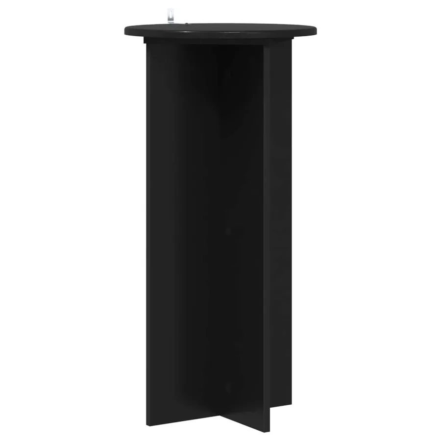 Support de Plante 2 pcs Noir 40 x 40 x 80 cm Bois d'ingénierie - 5