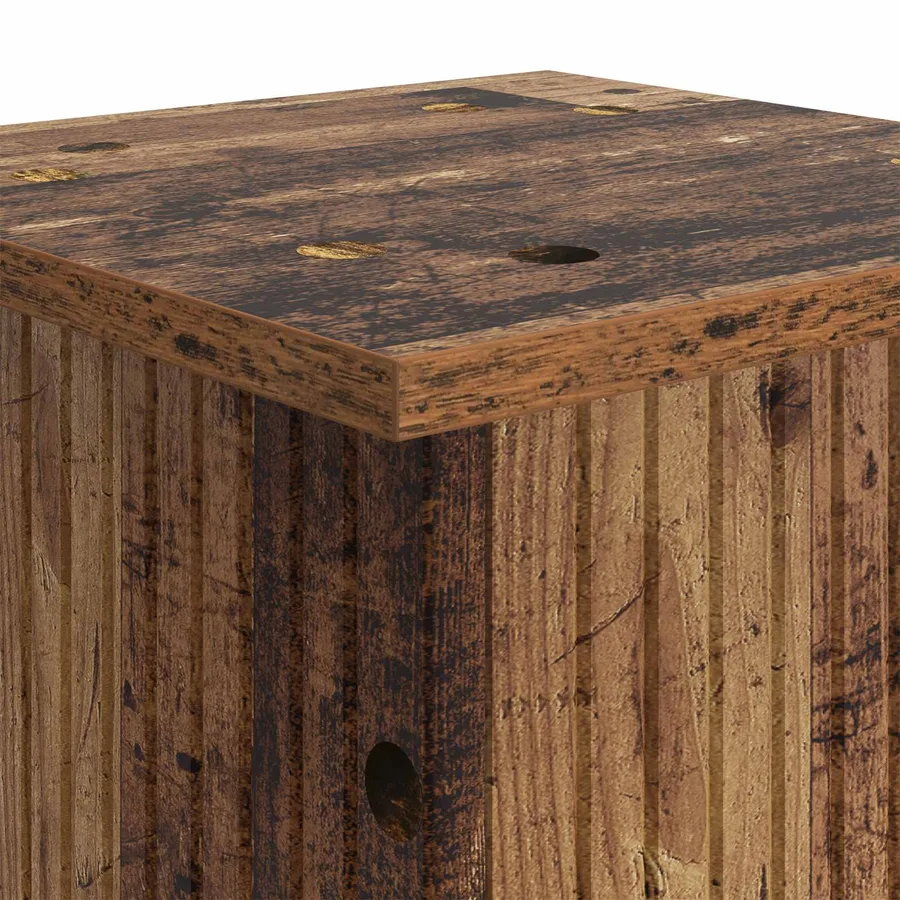 Support de Plante Bois ancien 30,5 x 30 x 60,5 cm - 8