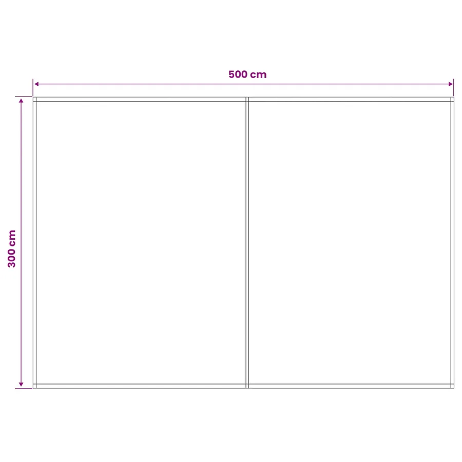 Toile de rechange pour auvent Anthracite 500 × 300 cm Polyester - 5