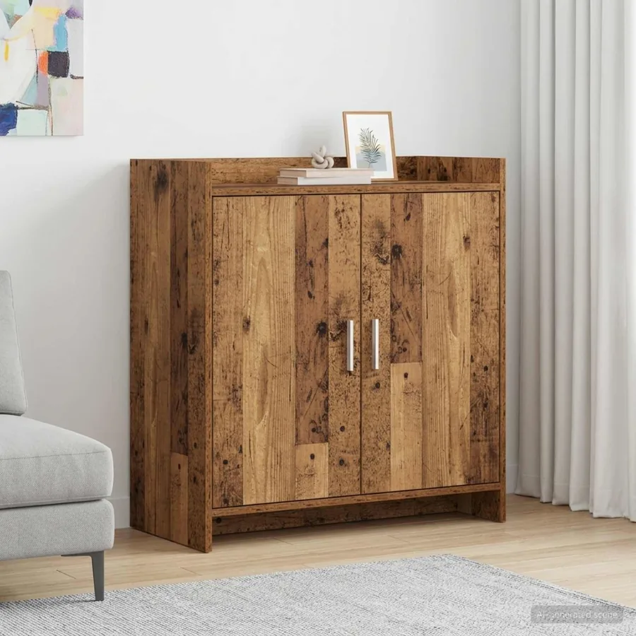 Buffet Bois ancien 72 x 36 x 80 cm Bois d'ingénierie