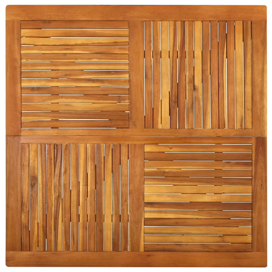 Ensemble à manger de jardin 5 pcs Gris - 5