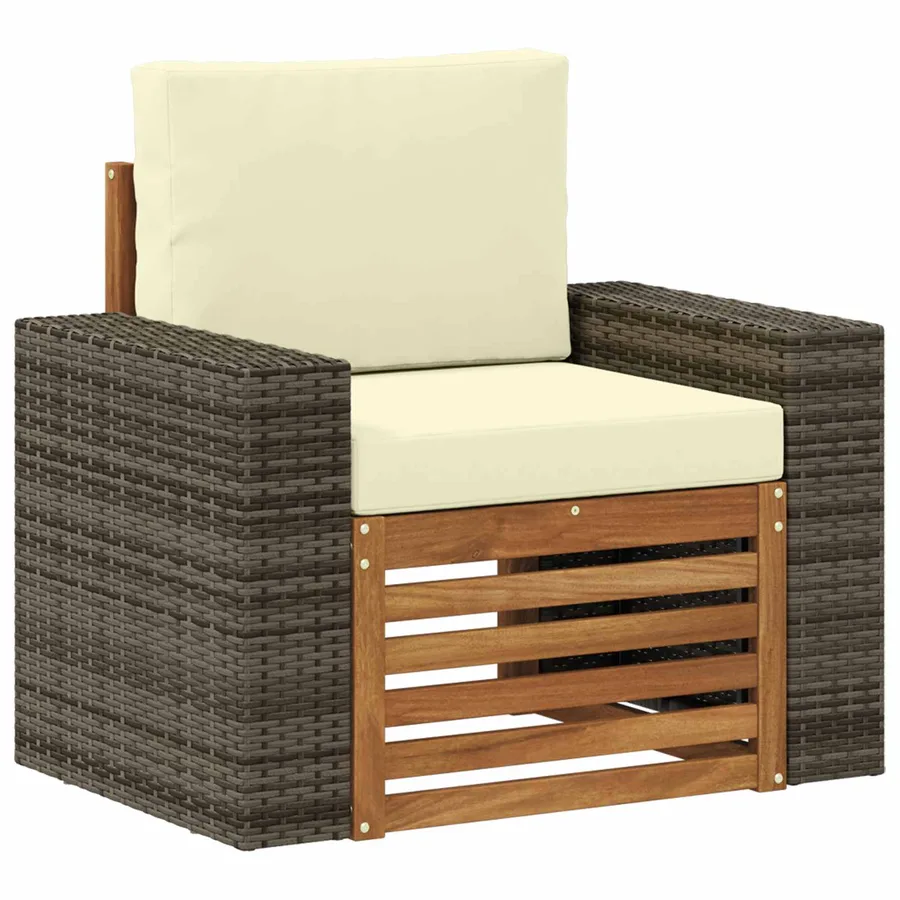 Sofa de milieu extérieur Naturel - 2