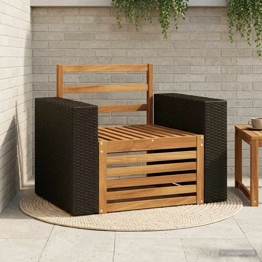 Sofa de milieu extérieur Naturel