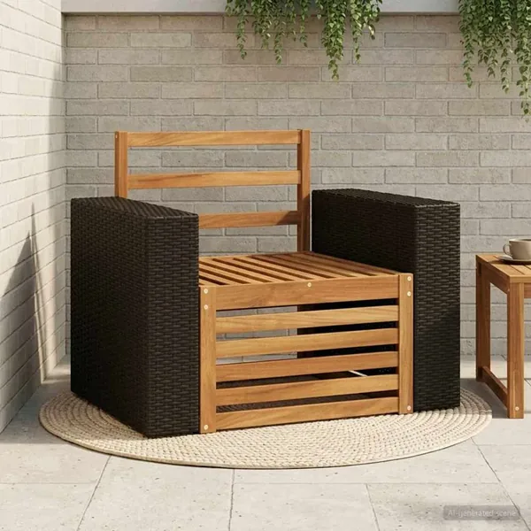 Sofa de milieu extérieur Naturel