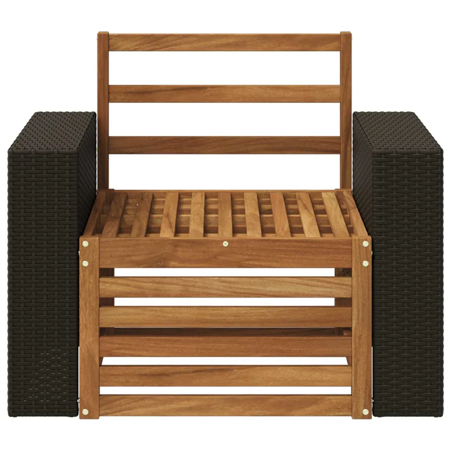 Sofa de milieu extérieur Naturel - 3