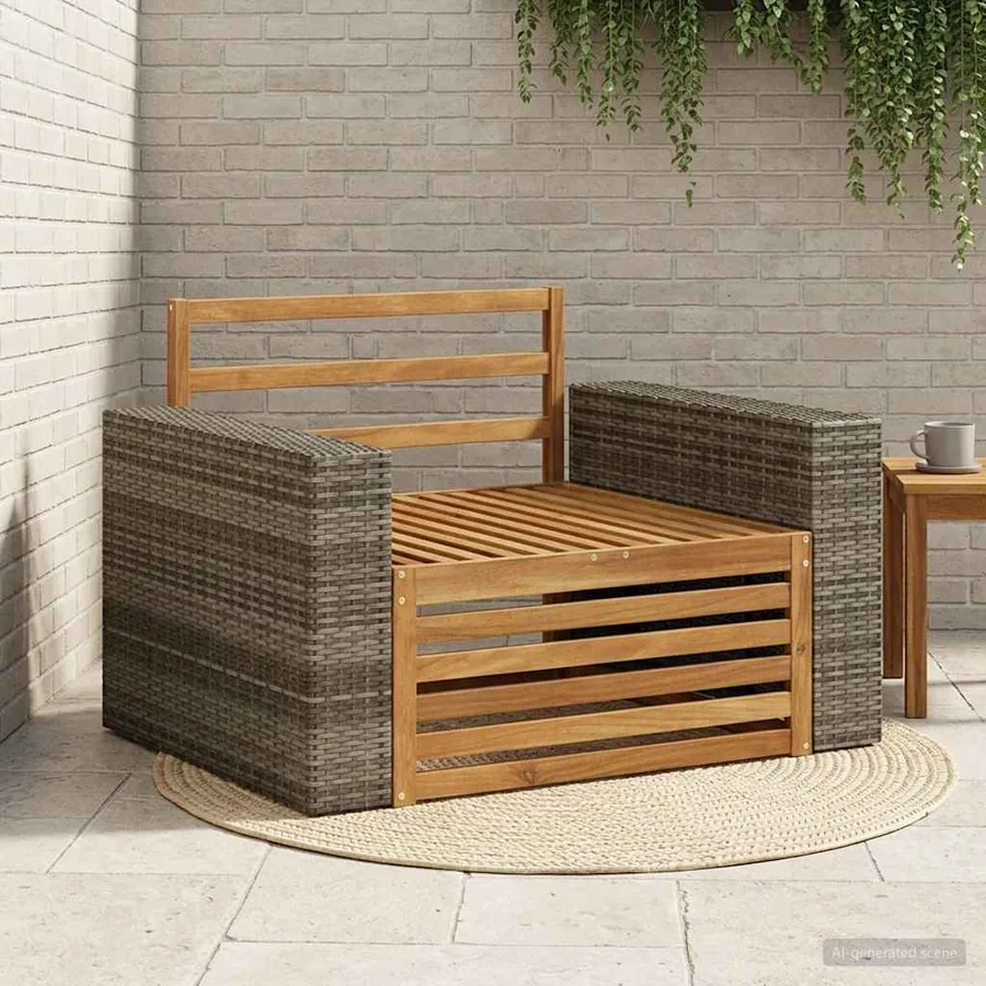 Sofa de milieu extérieur Naturel