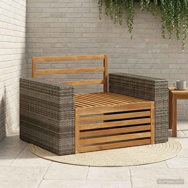 Sofa de milieu extérieur Naturel
