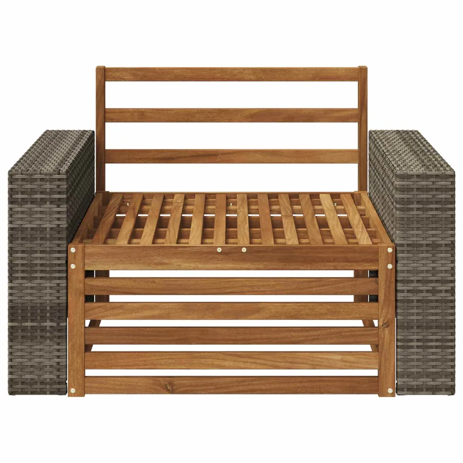 Sofa de milieu extérieur Naturel - 3