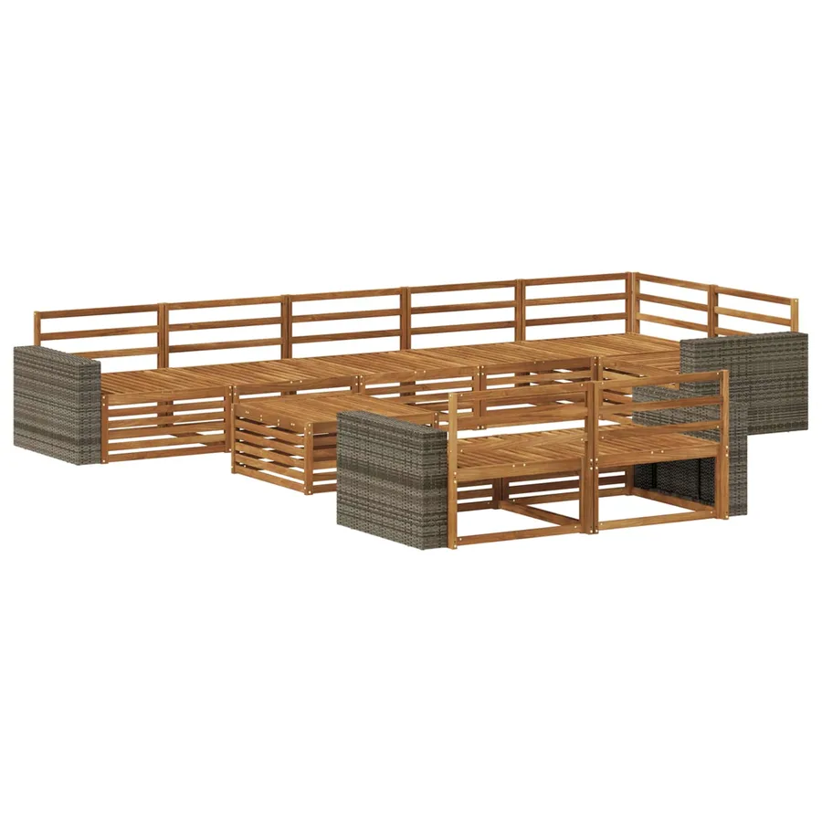Ensemble de canapés d'extérieur 9 pcs - 2