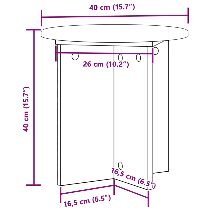 Support de Plante 2 pcs Chêne Sonoma 40 x 40 x 40 cm - 10
