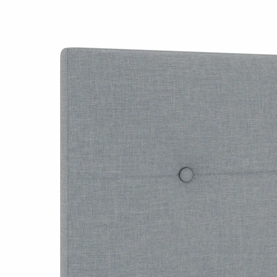 Lit boxspring avec matelas Gris clair 90 x 190 cm Tissu - 8