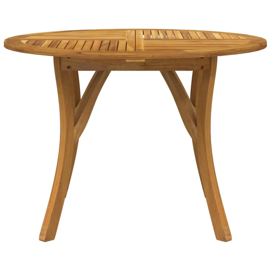 Table de jardin Ø 110 cm Bois d'acacia solide - 3