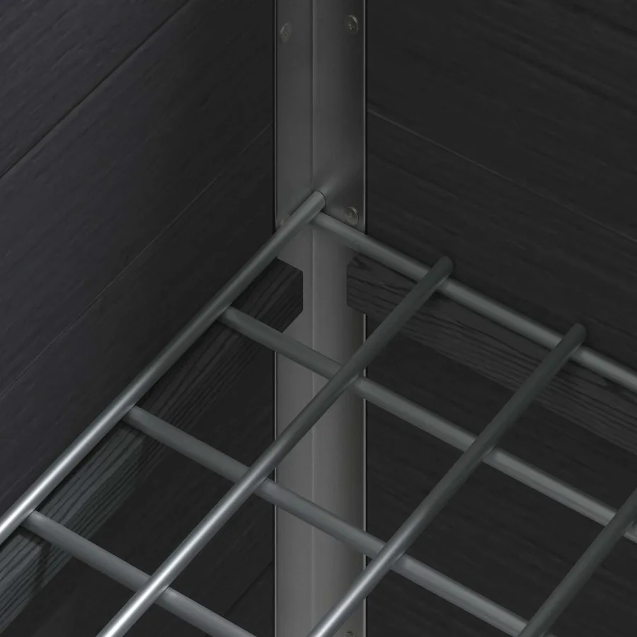 Jardinière surélevée Gris 100 x 30 x 82 cm WPC et Aluminium - 7