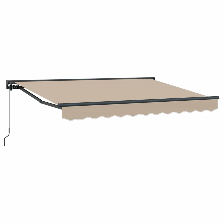 Auvent rétractable manuel Beige 3 x 2 m - 2