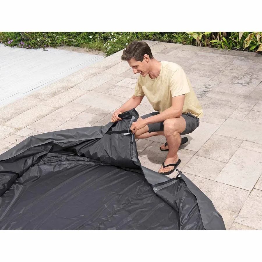 Bestway Housse Gris Ø216 x 80 cm PVC et POM - 7