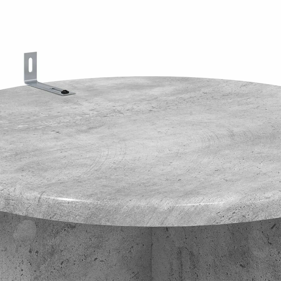 Support de Plante 2 pcs Gris béton 40 x 40 x 80 cm - 9