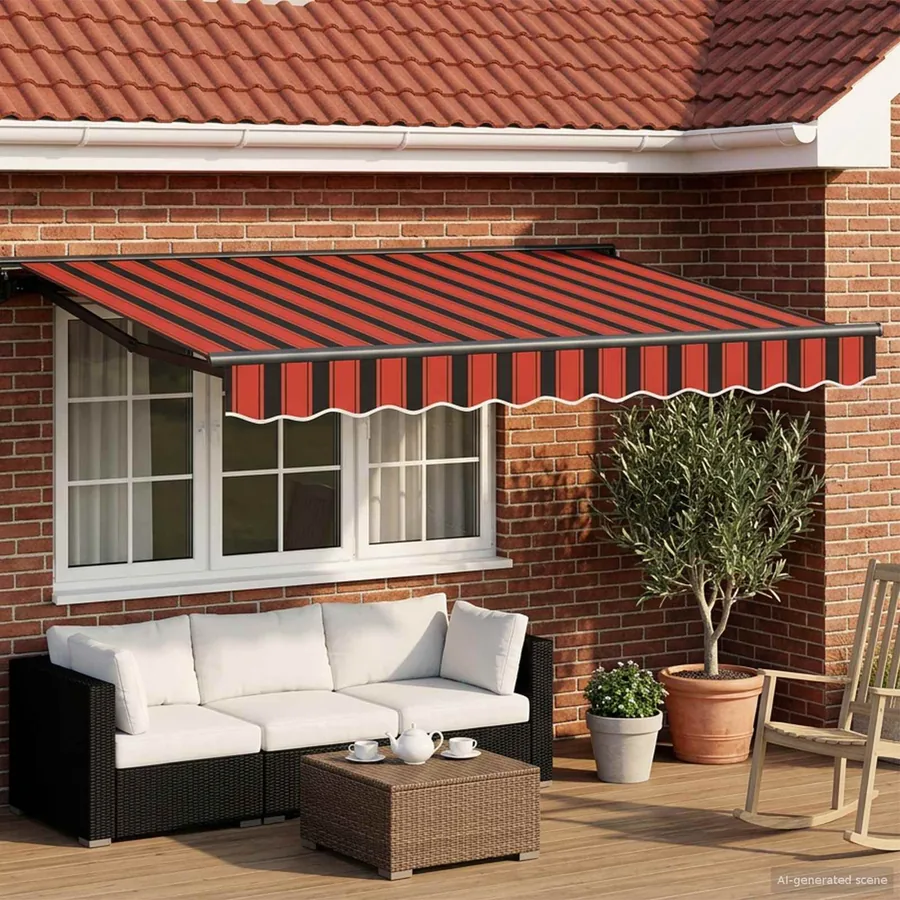 Auvent rétractable électrique 2,5 x 2 m