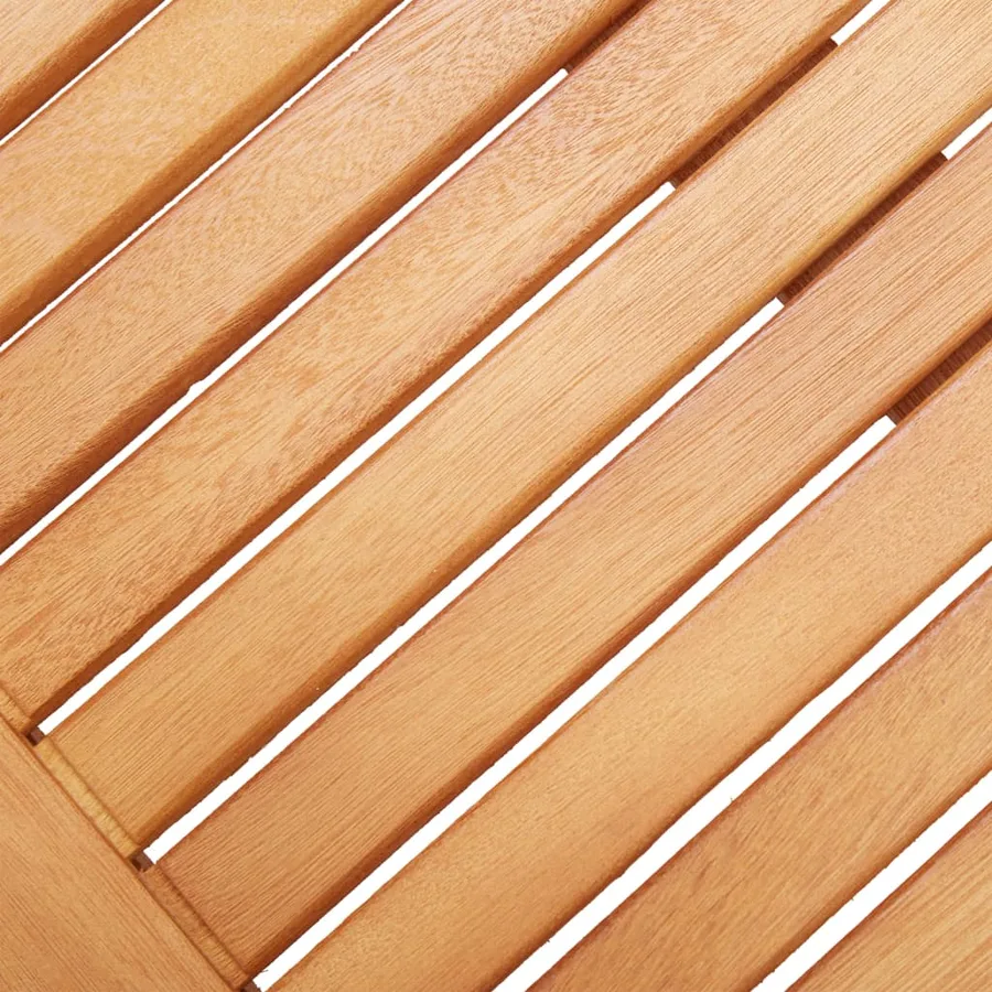 Banc de jardin 3 places 150 cm Bois d'eucalyptus solide - 5