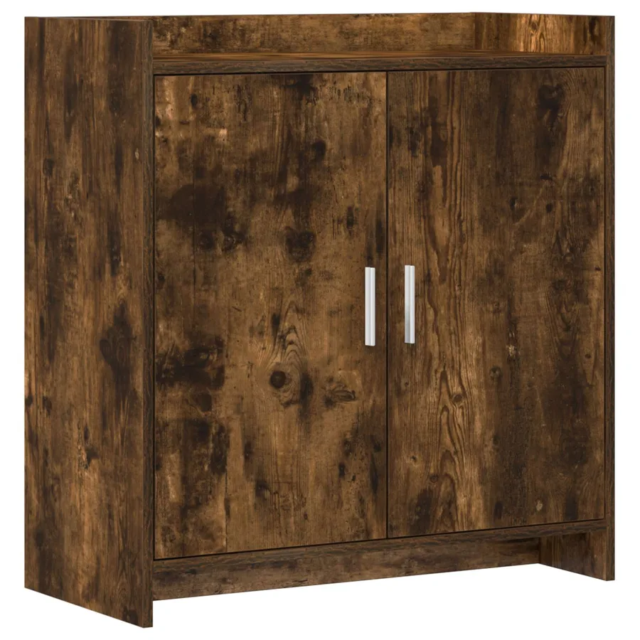 Buffet Chêne fumé 72 x 36 x 80 cm Bois d'ingénierie - 2