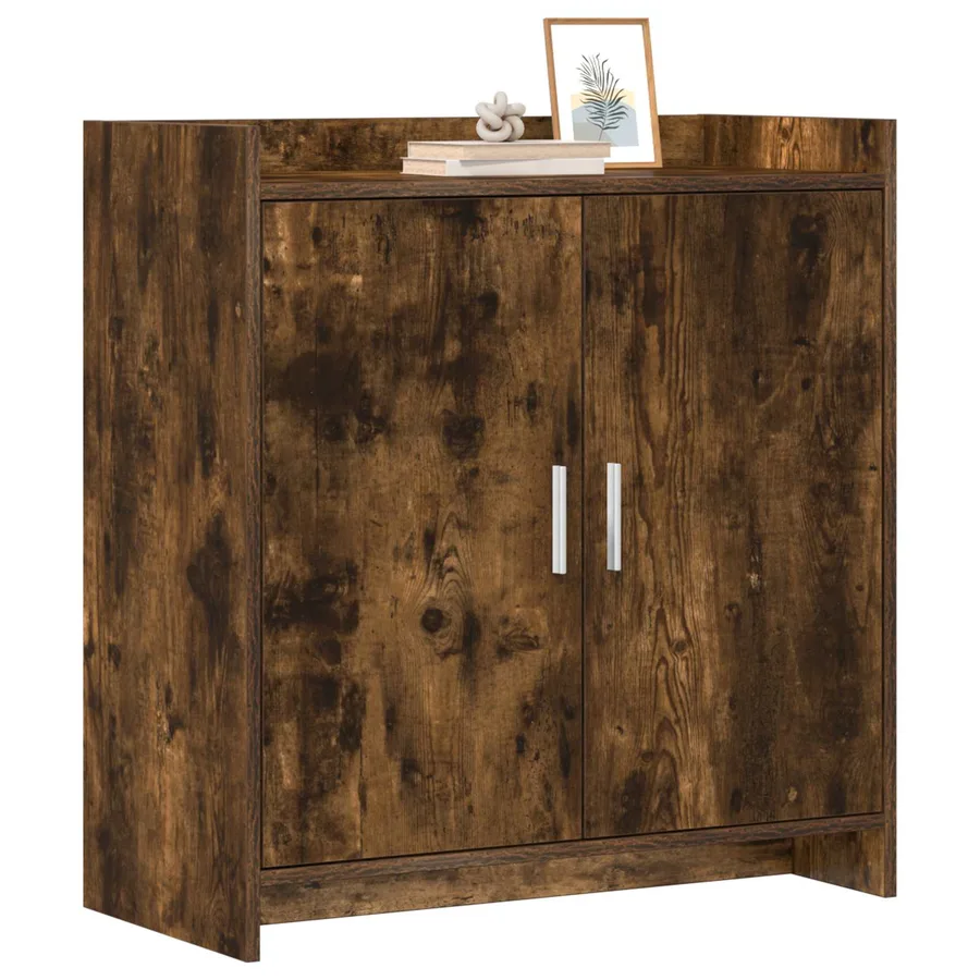 Buffet Chêne fumé 72 x 36 x 80 cm Bois d'ingénierie - 3
