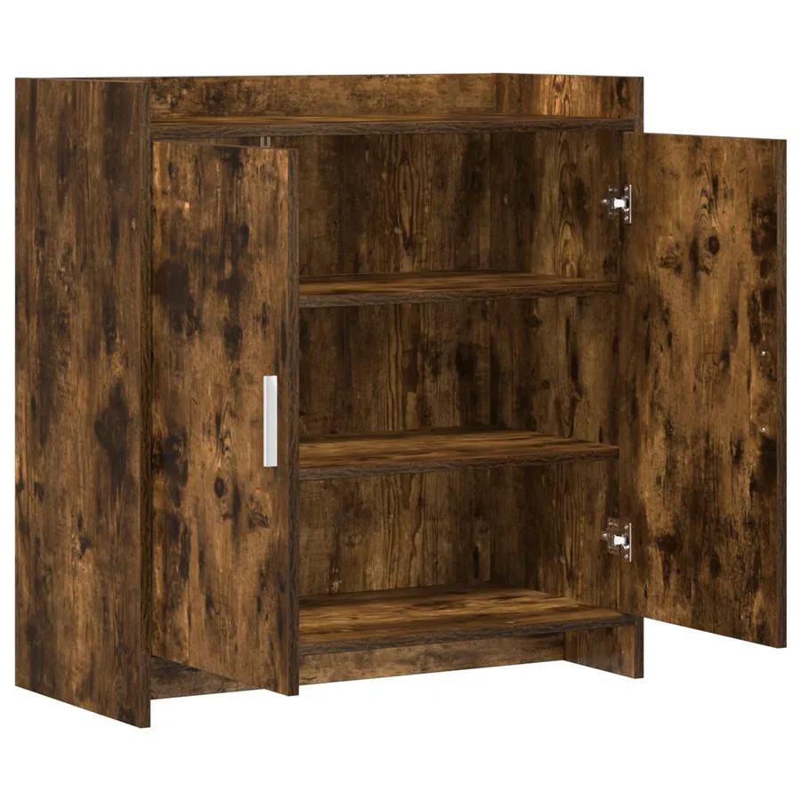Buffet Chêne fumé 72 x 36 x 80 cm Bois d'ingénierie - 4