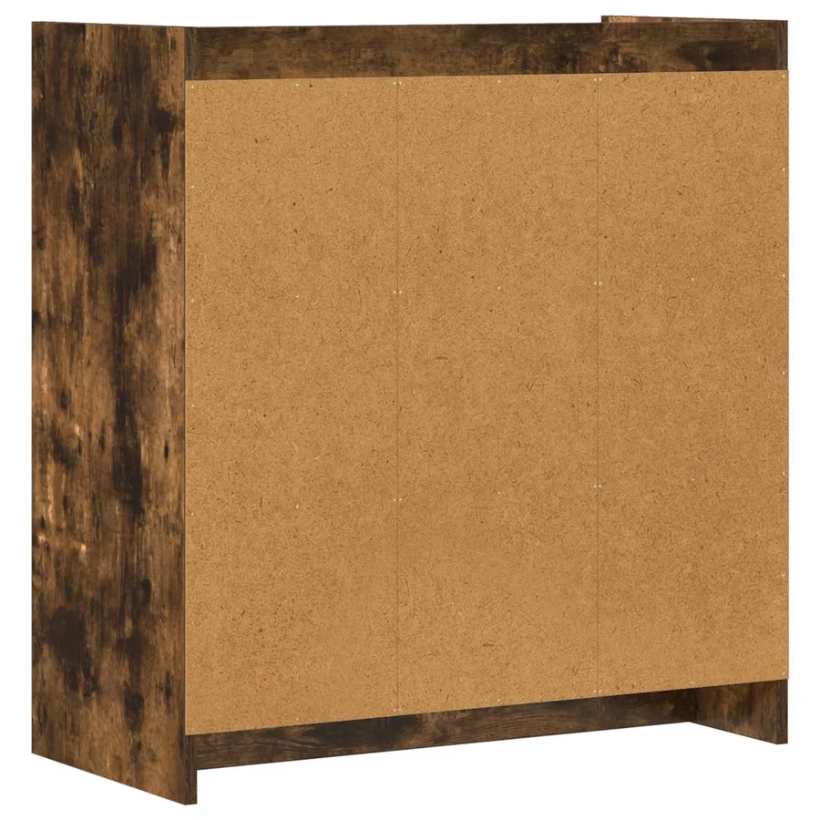 Buffet Chêne fumé 72 x 36 x 80 cm Bois d'ingénierie - 7