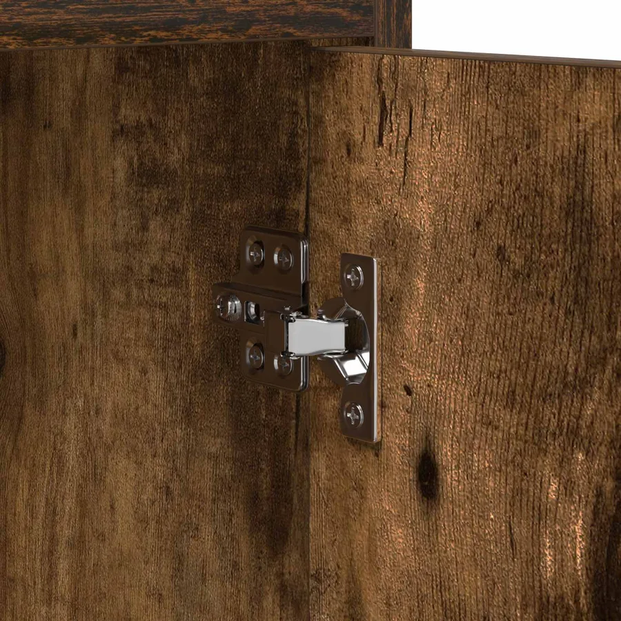 Buffet Chêne fumé 72 x 36 x 80 cm Bois d'ingénierie - 9