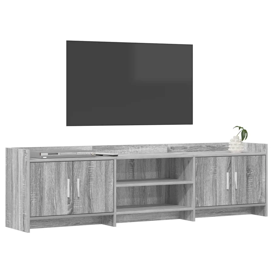Meuble TV 168 x 33 x 47 cm Sonoma gris Bois d'ingénierie - 3