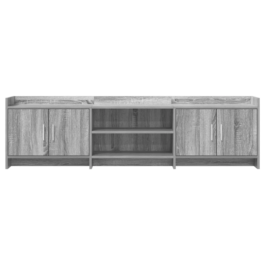 Meuble TV 168 x 33 x 47 cm Sonoma gris Bois d'ingénierie - 5