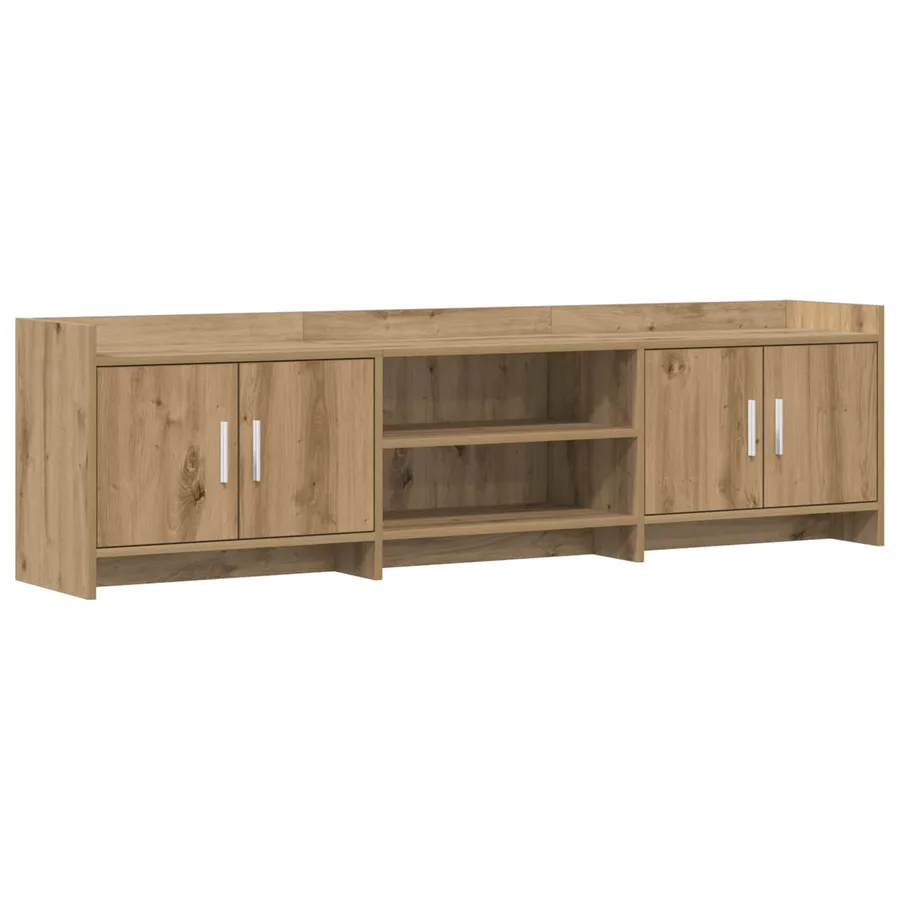 Meuble TV 168 x 33 x 47 cm Chêne artisanal Bois d'ingénierie - 2