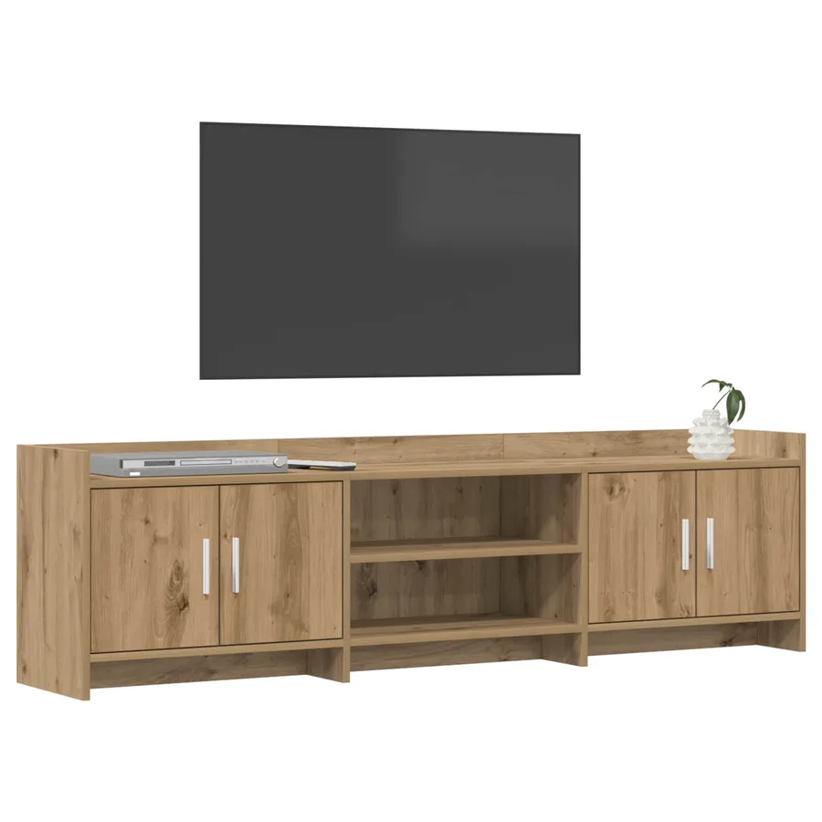 Meuble TV 168 x 33 x 47 cm Chêne artisanal Bois d'ingénierie - 3